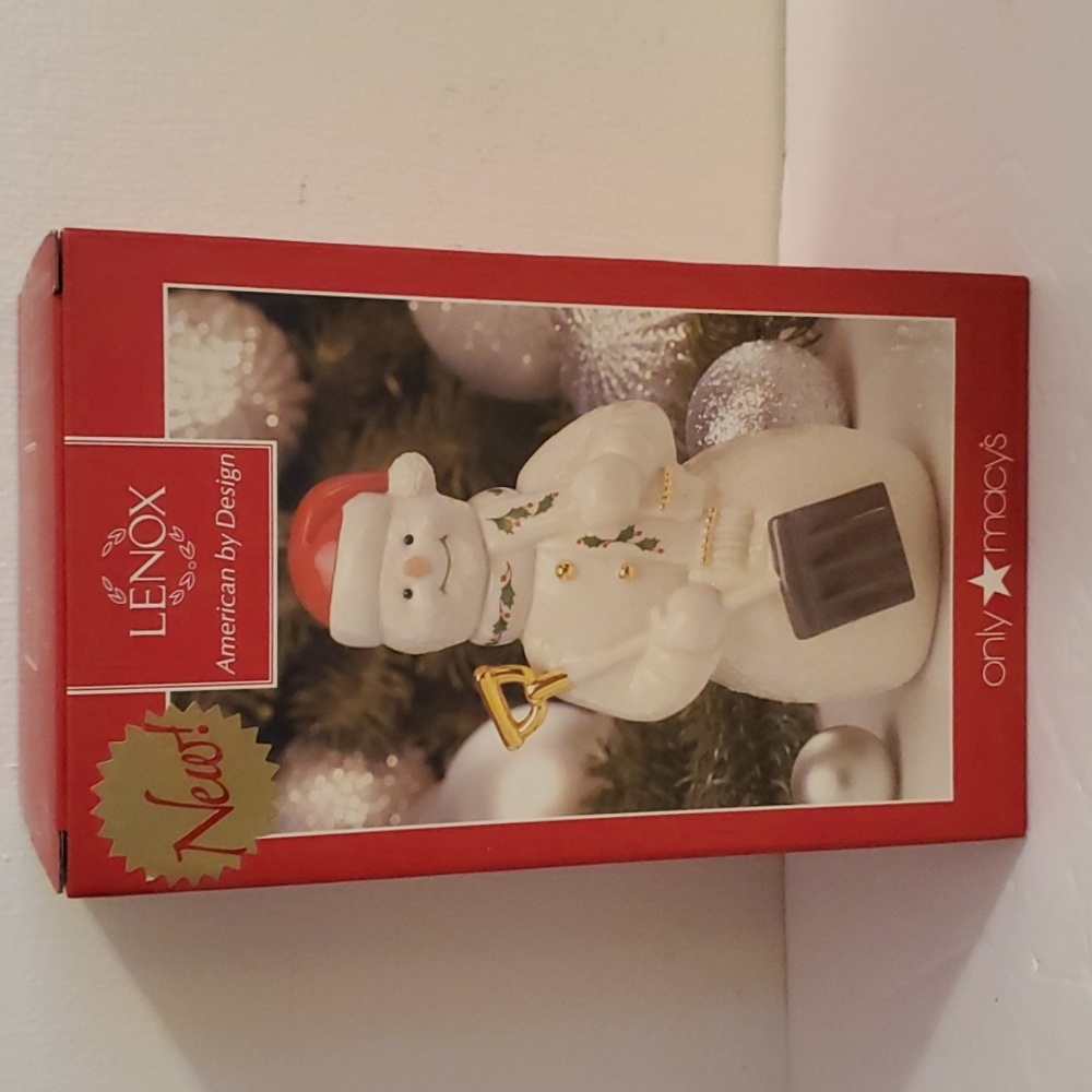 Lenox Vintage "Snowman with Shovel"